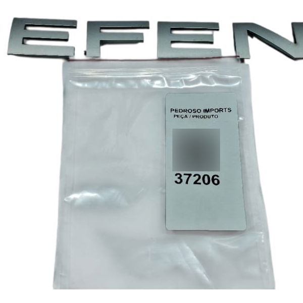 Letreiro Land Rover Defender 2.0 2020 (incompleto) Cinza