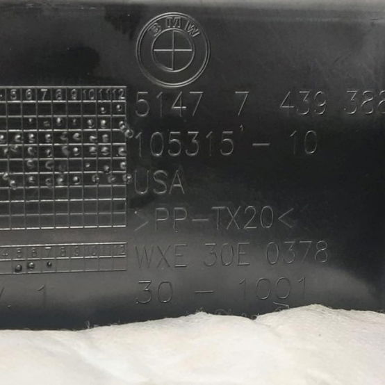 Acabamento Do Porta-malas Bmw X3 M40i 2022 Preto