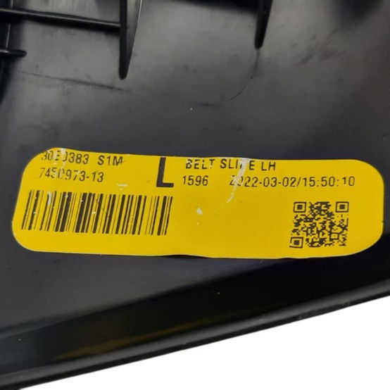 Acabamento Pré-tensionador Do Pilar Tras Esquerdo Bmw X3 202 Preto Animal Print