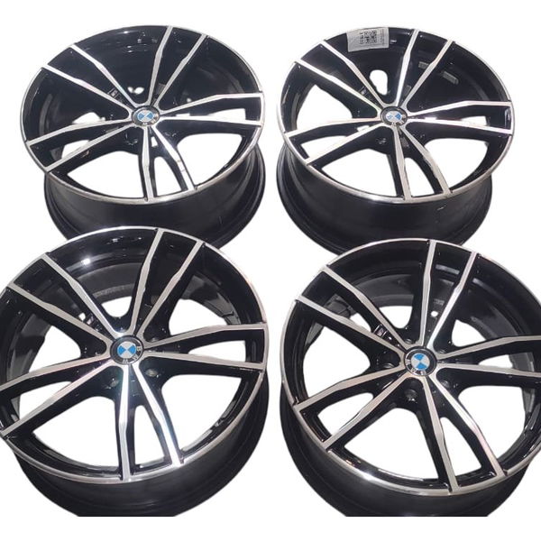 Jogo Aro 19 Rodas Liga Leve Original Bmw 320i M Sport 2024 Prateado