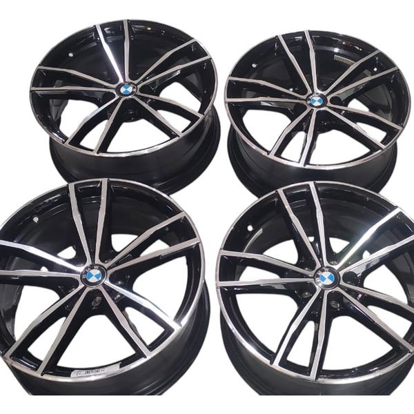 Jogo Aro 19 Rodas Liga Leve Original Bmw 320i M Sport 2024 Prateado