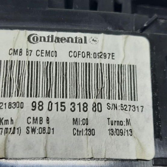 Painel De Instrumentos Citroen C4 2014 Preto