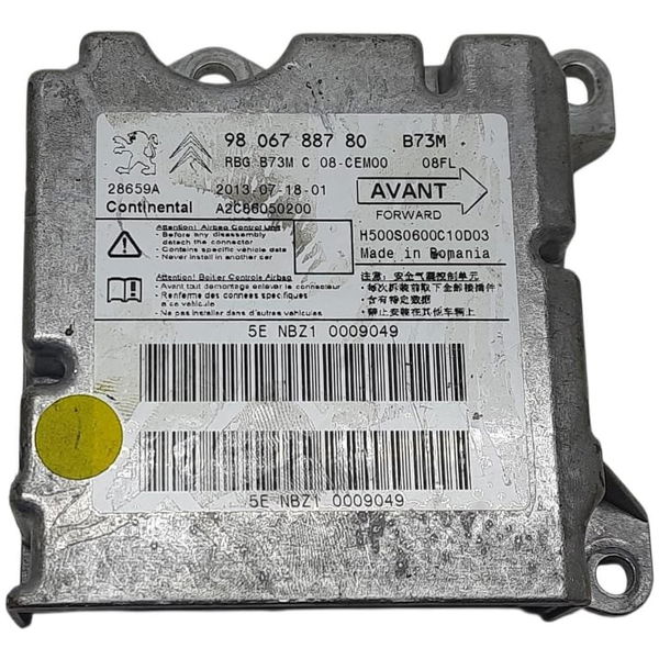 Modulo Central De Colisão Citroen C4 2014