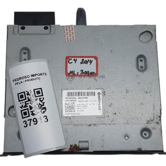 Módulo Rádio De Som Citroen C4 2014 Cinza