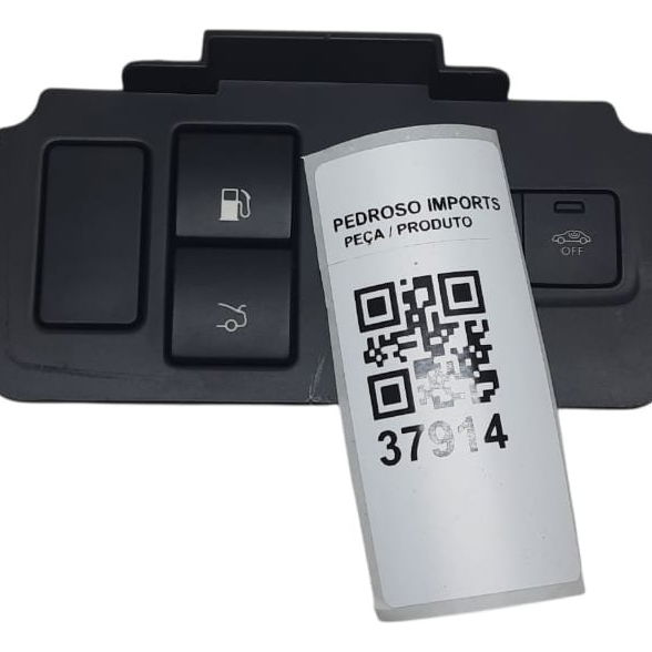 Botão Abertura Tanque E Porta-mala Citroen C4 2014 Preto