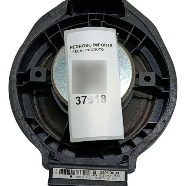 Alto Falante Dianteiro Gm Chevrolet Tracker 2014 Preto