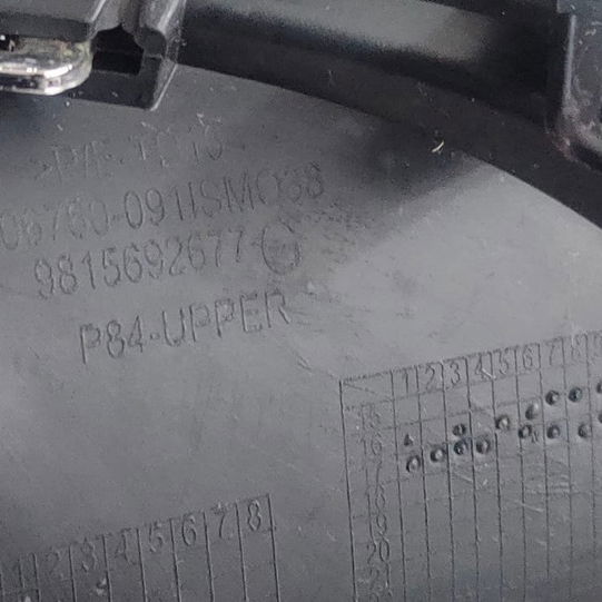 Acabamento Parachoque Dianteiro Farol Milha Peugeot 3008 Preto