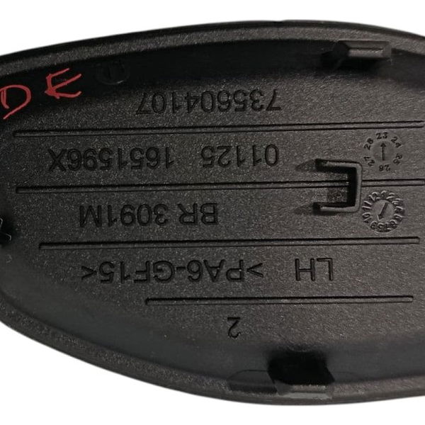 Par Acabamento Moldura Porta Diant Esq Renegade T270 2023 Dianteira Esquerda Preto