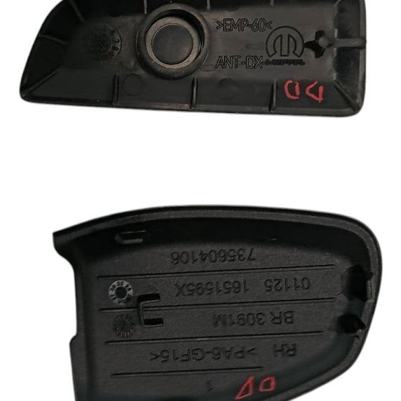 Par Acabamento Moldura Porta Diant Dir Renegade T270 2023 - Preto