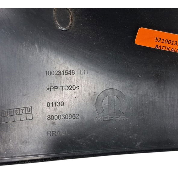 Acabamento Soleira Esquerda Jeep Renegade T270 2023 Preto