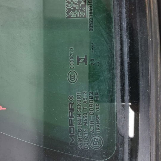 Vidro Vigia Dianteiro Esquerdo Jeep Renegade T270 2023