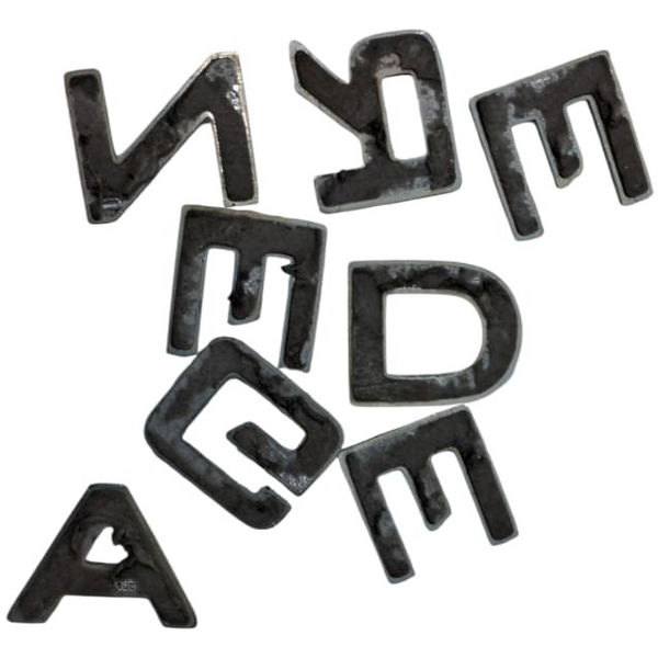 Letras Renegade Original Cromado Prateado