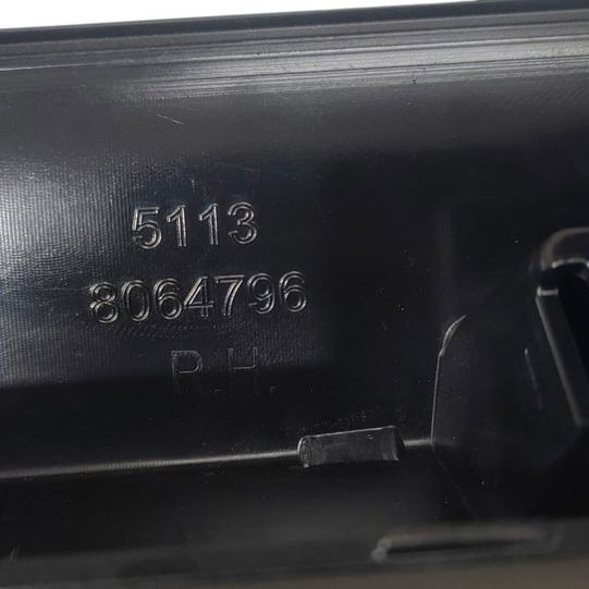 Aplique Friso Porta Dianteira Dir. Bmw X3 M40i 2022 /detalhe - Preto