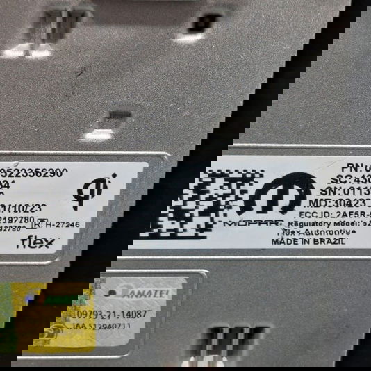 Módulo Carregador Indução Jeep Renegade T270 2023 Preto