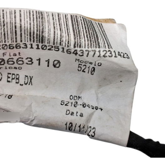 Chicote  Pinça Tras. Dir. Pinça Freio Jeep Renegade T2t0 23