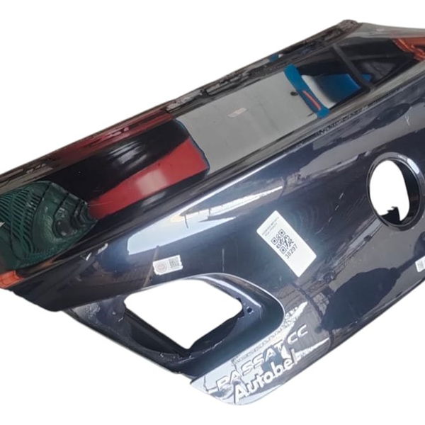 Logo Tampa Traseira Porta Malas Passat Cc 2010 Preto