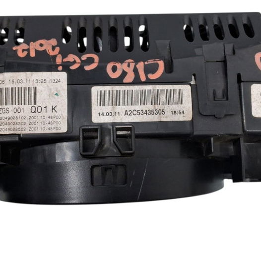 Painel Instrumento Mercedes C180 2012 - Preto