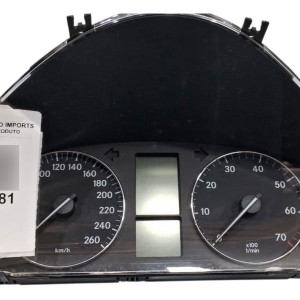 Painel Instrumento Mercedes C200 K 2007 - Preto