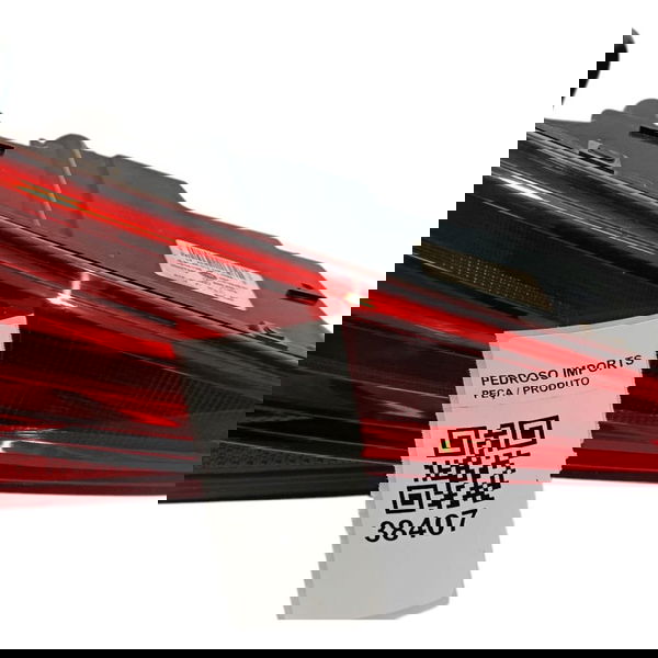 Lanterna Traseira Esquerda Mala Audi A4 B9 2019 Esquerdo/motorista Vermelho