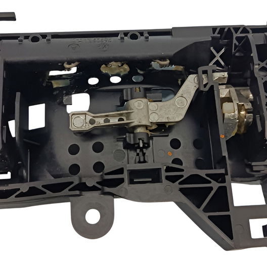 Puxador Porta Traseiro Esquerdo Audi A4 B9 2018 Preto