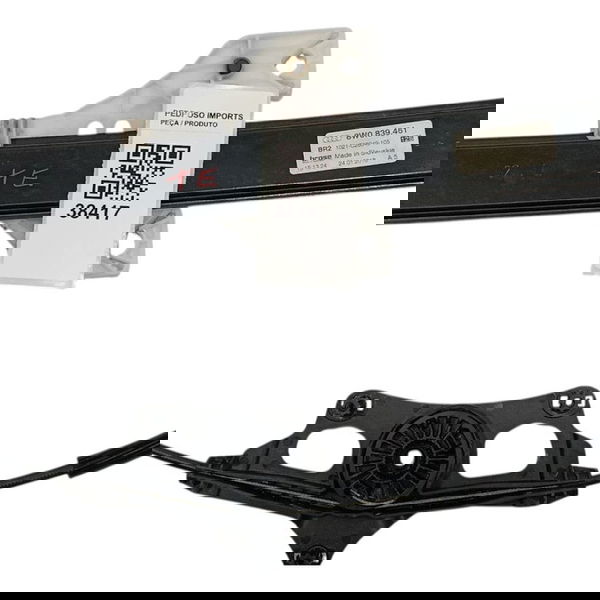 Máquina Vidro Porta Traseira Esquerda Audi A4 B9 2018 Preto