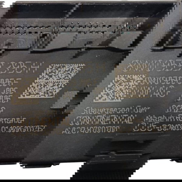 Módulo Porta Traseira Esquerda Audi A4 B9 2018 Preto