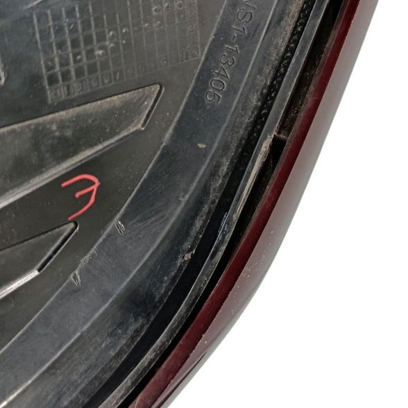 Lanterna Traseira Esquerda Ford Territory 1.5 2025 Vermelho Esquerdo/motorista