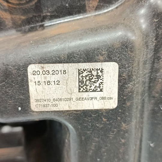 Máquina Vidro Dianteira Direita Volvo Xc40 2018 2.0