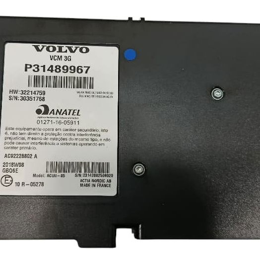 Módulo Anatel Volvo Xc40 2018 2.0