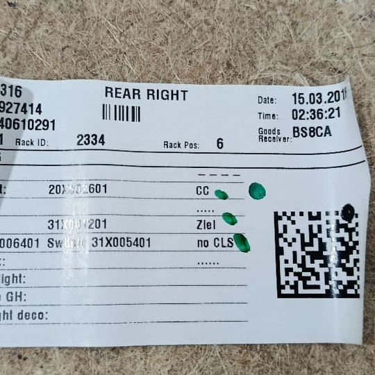 Forro Porta Traseiro Direito Volvo Xc40 2018 2.0 Preto