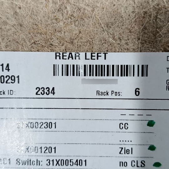 Forro Porta Traseiro Esquerdo Volvo Xc40 2018 2.0 Preto