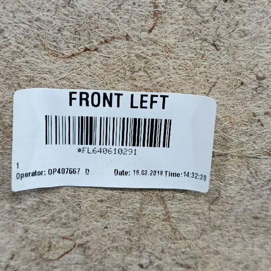 Forro Porta Dianteiro Esquerdo Volvo Xc40 2018 2.0 Preto