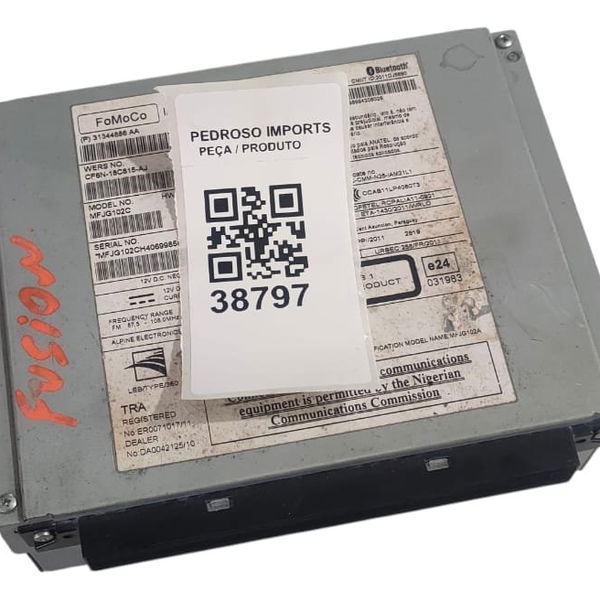 Rádio Central Rádio Ford Fusion 2010