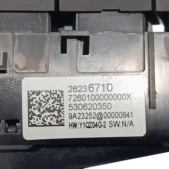 Botão Alerta /park Chevrolet Tracker 1.2 2023 Cinza-escuro