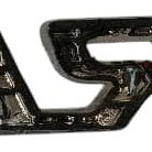 Emblema Turbo Chevrolet Tracker 1.2 2023 Prateado