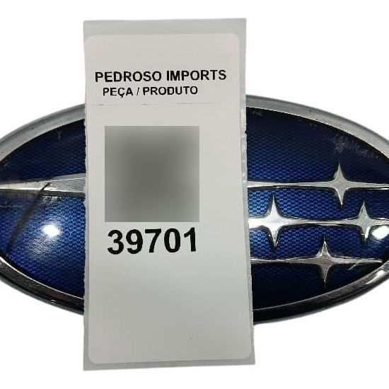 Emblema Dianteiro Subaru Forester 2011(detalhes) Azul-escuro