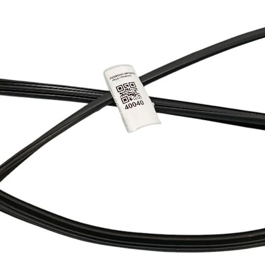 Borracha Guarnição Janela Porta Diant Dir Corolla Cross 2023 - Preto