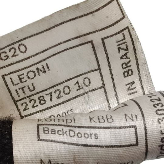 Chicote Porta Dianteira Direita Bmw 320 2021