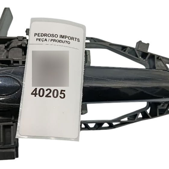 Maçaneta Porta Dianteira Esquerda Bmw 320 2021 Preto Dianteira