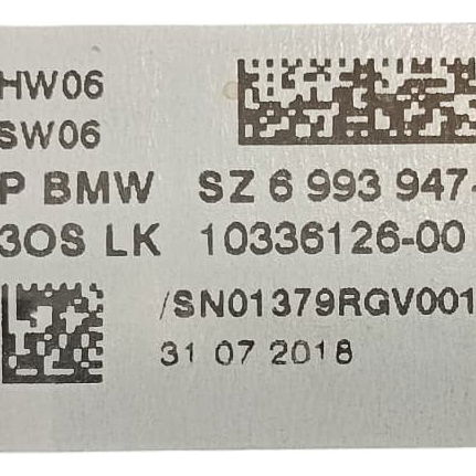 Comando Multifuncional Bmw X3 2019 Preto