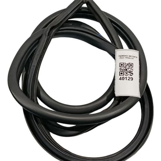 Borracha Porta Traseira Direita Corolla Cross Hybrid 23/24 Preto