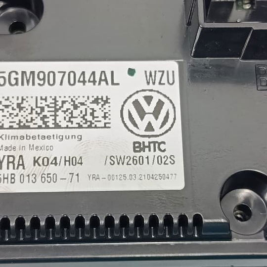 Botão Comando Ar Condicionado Vw Taos Highline 2023 Preto