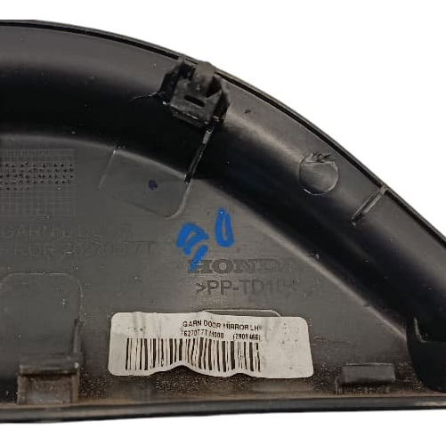 Acabamento Retrovisor Esquerdo Honda Hrv 2020 Preto