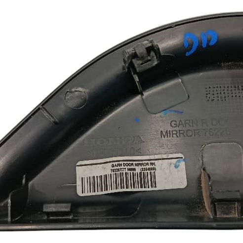 Acabamento Retrovisor Direito Honda Hrv 2020 Preto