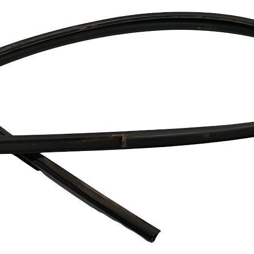 Borracha Guia Janela Traseira Direita Honda Hrv 2020 Preto