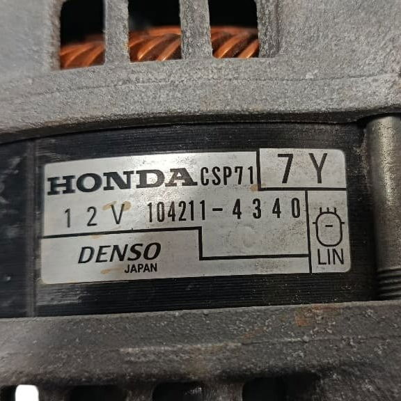 Alternador Honda Hrv Touring 1.5 2020
