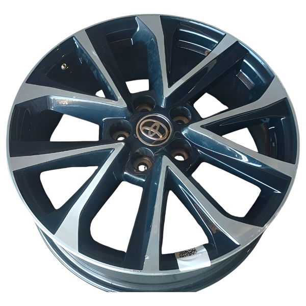 Roda Liga Leve Aro 18 Toyota Corolla Cross Híbrido 2023 Prateado