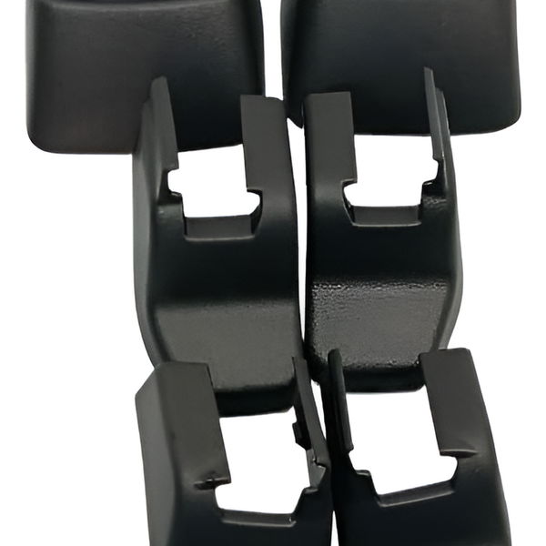 Kit Acabamento Trilho Banco Honda Hrv Touring 1.5 2020 Preto