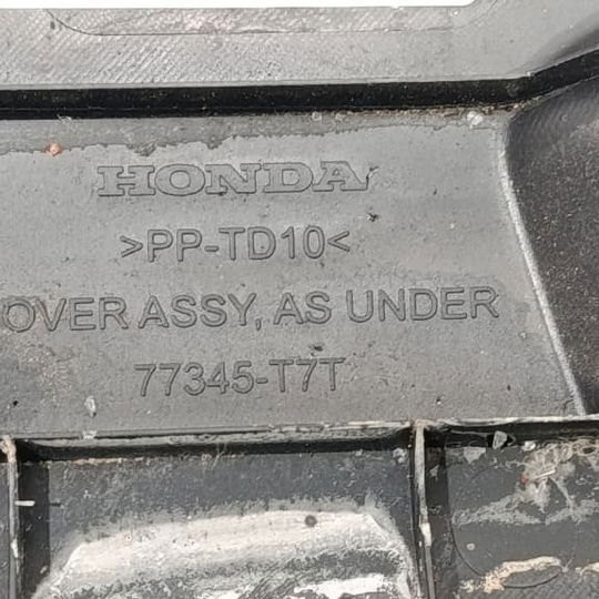 Acabamento Inferior Painel Honda Hrv Touring 1.5 2020 Preto Animal Print