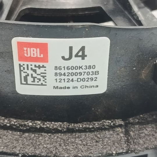 Alto Falante Porta Dianteira Toyota Sw4 Gr 2024 Preto